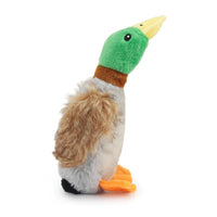 Squeaky Wild Duck Plush Dog Toy