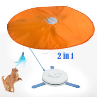 CatchMiDo 2-in1 Spinning Cat Toy