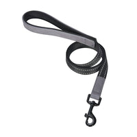 Total-Reflection PU Leather Dog Lead